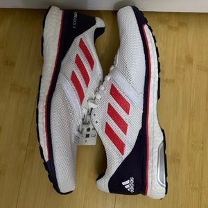 New Adidas Adizero Adios Wht Red W10.5